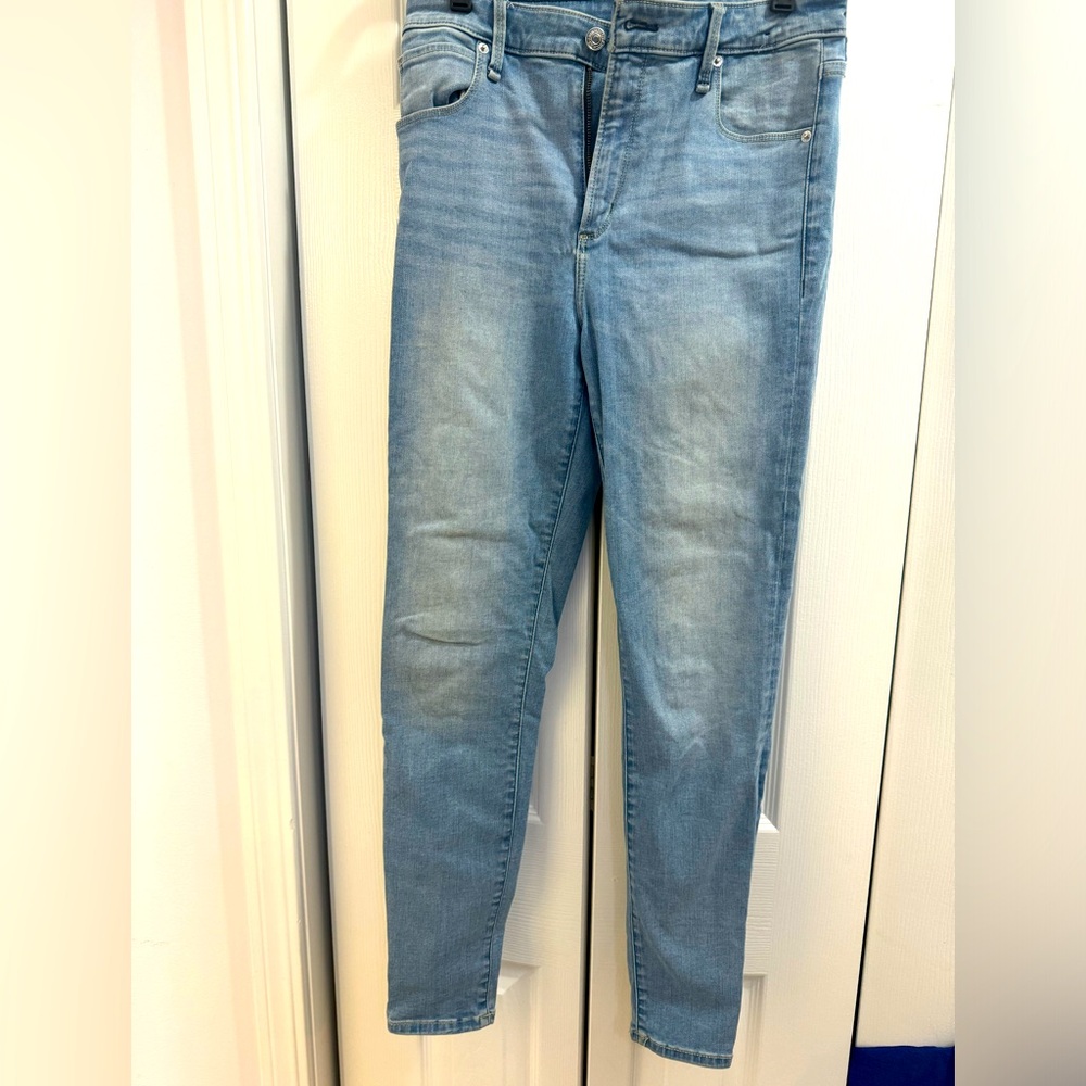 High rise super skinny jeans